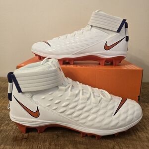 Men's Nike Force Savage Pro 2 PE Clemson Football Cleats CI9869-112 Size 15